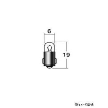 M＆Hマツシマ 白熱電球(2個入) 6v1.5w T6.5 BA7S A7603