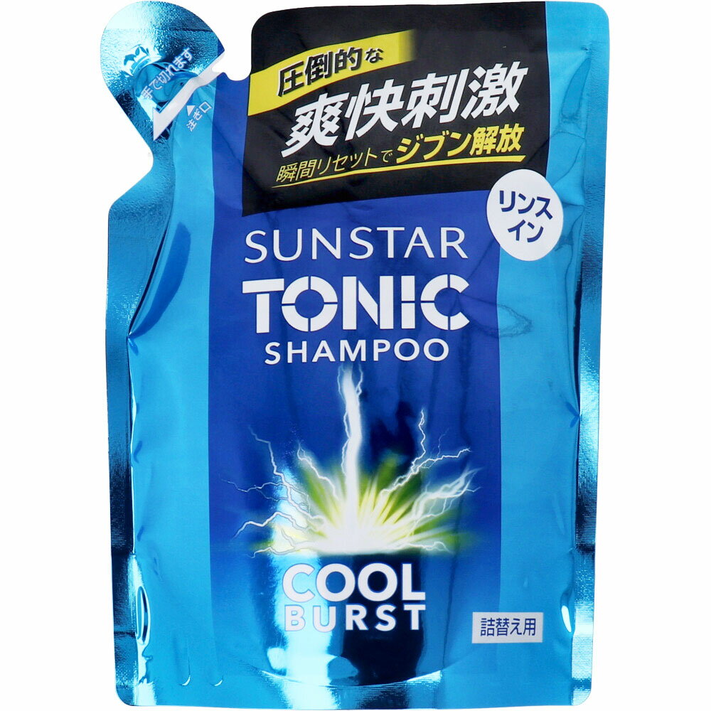 サンスタートニックシャンプー COOL BURST リンスイン 詰替用 340mL