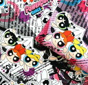 2020年キャラクターfabric POWERPUFF GIRLS「パワーパフガールズ ニュースペーパー」/生地/布/綿/キャラクター/入園/入学/通園/バッグ