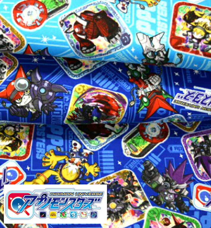 樂天商城 - 2017年キャラクターfabric　アプリモンスターズ/生地/布/綿/キャラクター/入園/入学/通園/バッグ