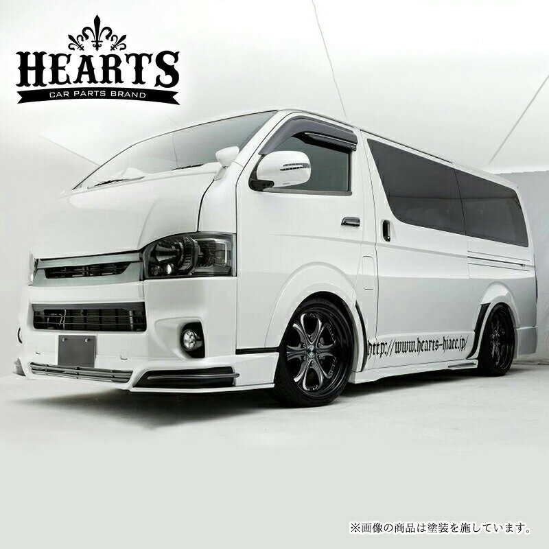 【受注生産】ハイエース200系 ハーツ アストロン ショートサイドステップ 5ドア用_ エアロ エクステリア サイド ステップ FRP TOYOTA HIACE トヨタ