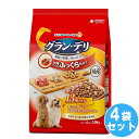 ●国産のお肉たっぷり、美味しいふっくら仕立てのグルメフード・角切りビーフ粒・ささみ入りふんわり粒 ●ささみ入り大豆フレーク入り・13歳以上の愛犬の腰・関節の健康維持のために、グルコサミン ●コンドロイチンを配合・栄養素をバランス良く摂取できる総合栄養食 ●健康維持に必要なオメガ6＆3脂肪酸をバランス良く調整 【使用方法】 犬専用です。 与える前にお読みください ・清潔なお皿で与え、新鮮な水をいつでも飲めるように用意してください。 ・ 適量をお与えください。 【グラン・デリ ソフト 13歳以上用 鶏ささみ・ビーフ・緑黄色野菜・小魚・チーズ入りの原材料】 穀類(小麦粉、トウモロコシ、パン粉、小麦グルテン)、糖類(ブドウ糖果糖液糖、ショ糖、粉末水あめ)、肉類(ビーフミール、ポークミール、ビーフ、チキンエキス、チキンミール、ササミパウダー)、豆類(脱脂大豆、大豆パウダー、おからパウダー、大豆エキス、大豆タンパク)、油脂類、魚介類(フィッシュミール、小魚パウダー)、ビール酵母、セルロースパウダー、チーズパウダー、野菜類(ニンジンパウダー、カボチャパウダー、ホウレンソウパウダー)、プロピレングリコール、ミネラル類(カルシウム、塩素、銅、鉄、ヨウ素、カリウム、ナトリウム、リン、亜鉛)、グリセリン、乳化剤、増粘安定剤(加工でん粉、アルギン酸エステル)、保存料(ソルビン酸K、ソルビン酸)、ソルビトール、pH調整剤、調味料、ビタミン類(A、B1、B2、B6、B12、C、D、E、K、コリン、パントテン酸)、着色料(二酸化チタン、赤色40号、赤色106号、黄色4号、黄色5号、青色1号)、グルコサミン塩酸塩、リン酸塩、酸化防止剤(アスコルビン酸Na、ミックストコフェロール、ハーブエキス、ローズマリー抽出物)、コンドロイチン硫酸、発色剤(亜硝酸Na) 【栄養成分】 タンパク質：16.0％以上、脂質：7.0％以上、粗繊維：4.0％以下、 粗灰分：7.5％以下、水分：30.0％以下、カロリー(kcal)約295kcal／100g当たり 【注意事項】 ・必要な栄養素は生物によって異なりますので、犬以外には与えないでください。 ・まれに体調や体質に合わない場合もあります。何らかの異常に気付かれた時は給与を中断し、早めに獣医師に相談することをおすすめします。 ・直射日光を避け、風通しの良い場所に保管してください。 ・開封後は早めに与えてください。 【原産国】 日本 【ブランド】 グラン・デリ 内容量：1.6kg*4袋セット こちらの商品は、ペット用の商品です。 リニューアルに伴い、パッケージ・内容等予告なく変更する場合がございます。予めご了承ください。 【発売元、製造元、輸入元又は販売元】 ユニ・チャーム ペットケア 東京都港区三田3-5-19住友不動産三田ガーデンタワー 0120-810-539 広告文責：株式会社ハート 電話：03-5846-2562