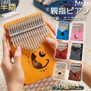 ★2点目半額SALE&レビュー特典★ カリンバ 親指ピアノ ミニカリンバ 17音 天然 木製 マホガニー 親指 ピアノ 子供 知育玩具 楽器 簡単 かりんば 初...