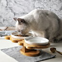 フードボウルセット 犬 食器 陶器 皿 スタンド 犬用 食器台 いぬ 食事 フード ボウル セット 猫 食べやすい 餌入れ 猫用 食器スタンド 水入れ ペット ...