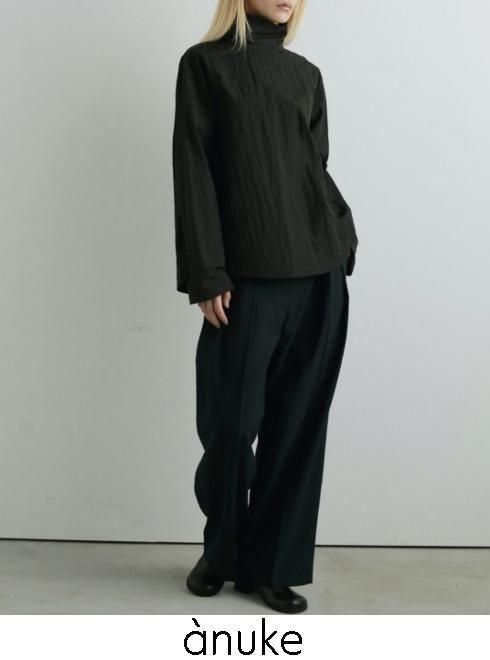 Rakuten - 【即日出荷】anuke アンヌーク Tuck Wide Pants 26秋冬 62520724 パンツ 　ボトム【新作】