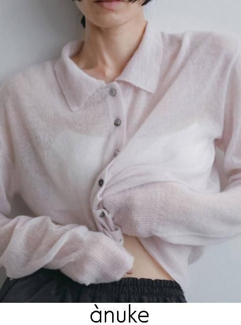 Rakuten - 【予約】(PT5倍〜7/5) anuke アンヌーク Over Knit Shirts★ 26秋冬.予約 62620542 シャツ・ブラウス 入荷予定 : 10月中旬〜 26冬受注会