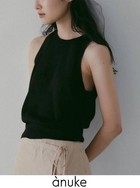 【予約】anuke アンヌーク Highgauge Sheer Tanktop★ 26春夏予約 62610509 タンクトップ・ノースリーブ..