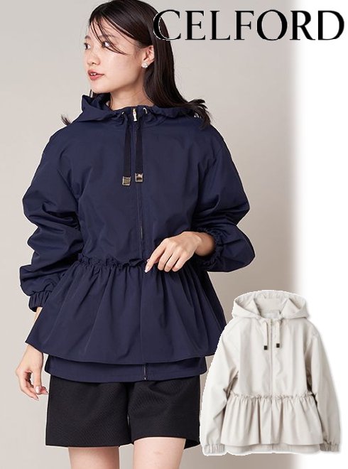 【NVY36:近日入荷】【待望追加】(春新作10%OFF) CELFORD セルフォード 'マウンテンパーカー'' 24春夏 CWFJ241044 ブルゾン 【celford】アウター【新作】のサムネイル