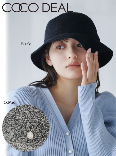 Rakuten - 【即日出荷】(ファイナルセール40%OFF) COCODEAL ココディール ミニブークレバケットHAT 23春夏 73155141 帽子 23春小物【サンキュークーポン対象外】 sp06 プレセール　帽子特集