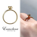 期間限定8%OFF! Enasoluna エナソルーナ Mellow heart ring(K10) 【11961541】リング K10 10金 ハート 指輪 レディース 母の日 ギフト プレゼント ラッピング クリスマス