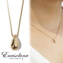 期間限定8%OFF! Enasoluna エナソルーナ Rain drop necklace(K10) 【11961542】ネックレス K10 10金 レディース 母の日 ギフト プレゼント ラッピング クリスマス