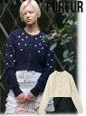 【即日出荷】(セール30%OFF) FURFUR ファーファープティフラワーカーディガン 24秋冬. RWNT251022 カーディガン トップス【新作】ss12(4)