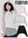 【予約】(期間限定10%OFF) FURFUR ファーファー ビジュー付きスウェット 25秋冬予約 RWCT254080 スウェット・パーカー 入荷予定 : 1...