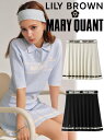 【即日出荷】【待望追加】(期間限定11 OFF~5/9) Lily Brown リリーブラウン MARY QUANT ニットプリーツSK 24春夏 LWNS241120 フレアスカート 【lilybrown】 ニット特集 マリークワント コラボ マリクワコラボvol.2 ボトム【新作】