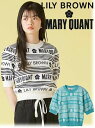 【即日出荷】(期間限定10%OFF&500円OFFクーポン) Lily Brown リリーブラウン【MARY QUANT】ジャガードニットトップス 25春夏. ...