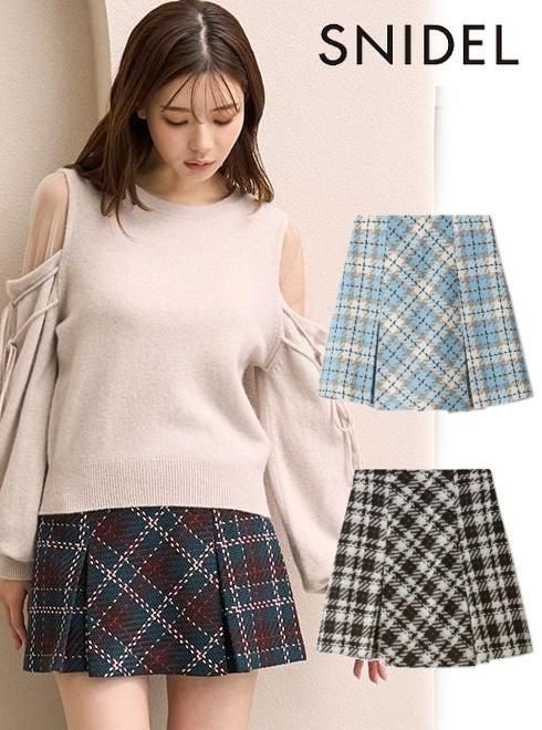 Rakuten - 【即日出荷】(セール60%OFF&300円OFF) snidel スナイデル ロービングスカショ 25秋冬. SWFP255050 ショートパンツ ボトム【新作】25ps