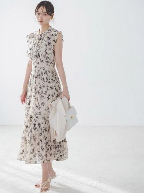 【即日出荷】(10%OFF&400円OFF~3/20) snidel スナイデル SustainaSusフリルワンピース 26春夏 SWFO261069 フレアワンピース 【新作】