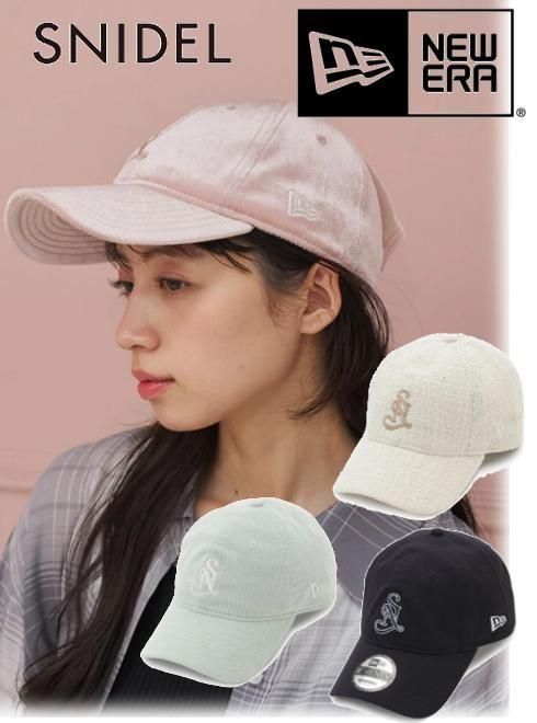(マラソン10%OFF&400円OFF) snidel スナイデル NEW ERAコラボSN　CAP 26春夏. SWGH264604 帽子