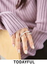 【SLV:予約】【待望追加】TODAYFUL トゥデイフル 039 Double Finger Ring 039 039 Silver925 24秋冬予約12020958 12990901 ダブルフィンガーリング 吉田玲香 シルバー silver925 アクセサリー 【todayful】【ラッピング】入荷予定 : 4月中旬～ アクセサリー 2024春夏コレクション.