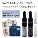 【数量限定】豪華おまけ付き! 星の雫 コーティングレジン 30g グロス マット 2本セット【パジコ直販】光沢 艶消し 表面 仕上げ お買い得★レジン セット ...