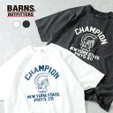 BARNS OUTFITTERS バーンズ BR-25233 Tシャツ メンズ カットソー 半袖 ヘビーウエイト 頑丈 タフ ラグランスリーブ おしゃれ 人気