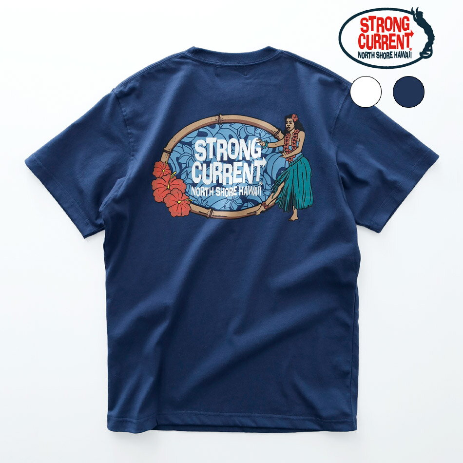 Tシャツ メンズ カットソー 半袖 STRONG CURRENT ストロングカレント HAWAII ハワイ 海 サーフィン シンプル アメカジ 大人