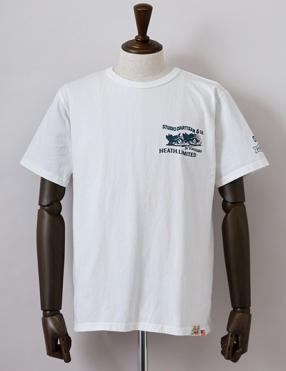 STUDIO D'ARTISAN HT-090 ステュディオ・ダ・ルチザン ダルチザン Tシャツ メンズ カットソー 日本製 別注 限定 ハコスカ スカイライン 旧車 USAコットン 頑丈 大きいサイズ アメカジ カジュアル おしゃれ 人気 おすすめ - Image 2
