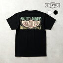 【おまとめクーポン対象】Tシャツ メンズ カットソー 半袖 バックプリント 大きいサイズ S-2XL 厚手 頑丈 バイク ツーリング お土産 アメカジ ヒース