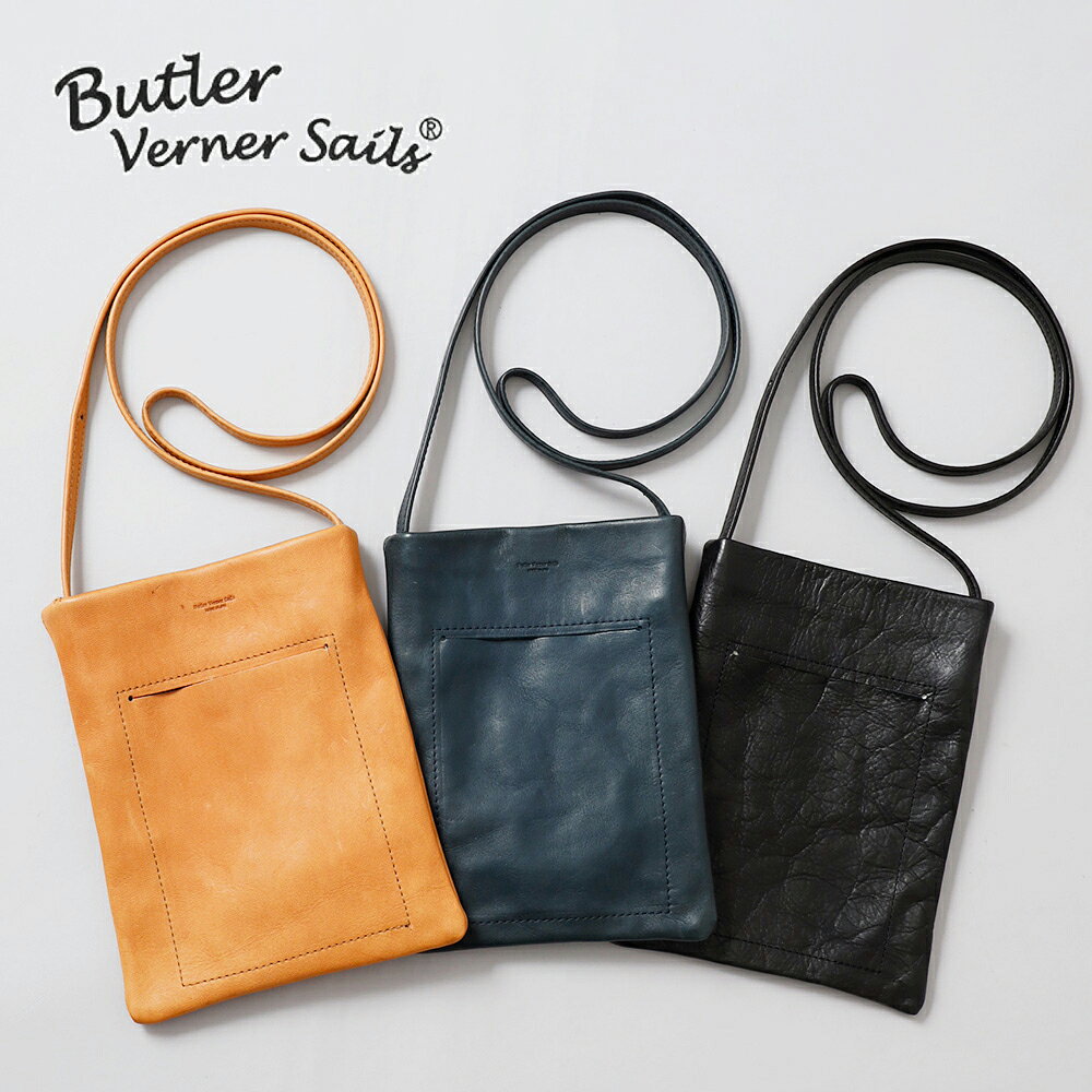 乐天商城 - Butler Verner Sail バトラーバーナーセイルズ ja2522 ショルダーバッグ レザー 馬革 ホースレザー ユニセックス レザー 30代 40代 50代 60代