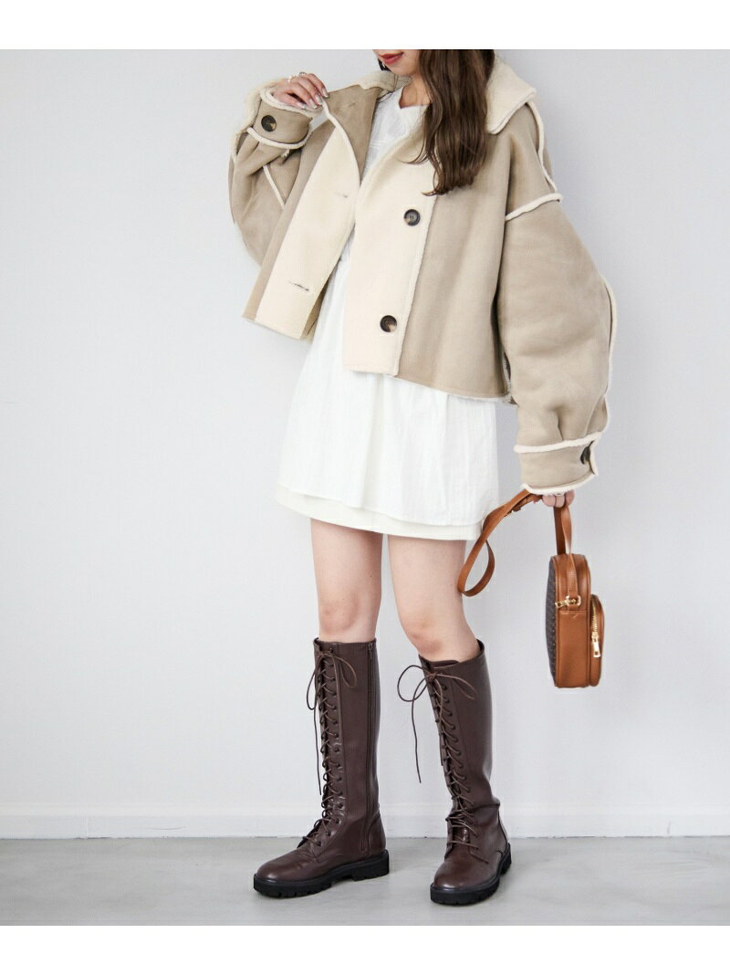 爆売り ムートンコート コート ジャケット ヘザー Heather Sale 10 Off W Rvムートンボアモコモココート ベージュ Fashion ブラウン Rba E 送料無料 Rakuten ブラック コート ジャケット Www D Epicer Jp