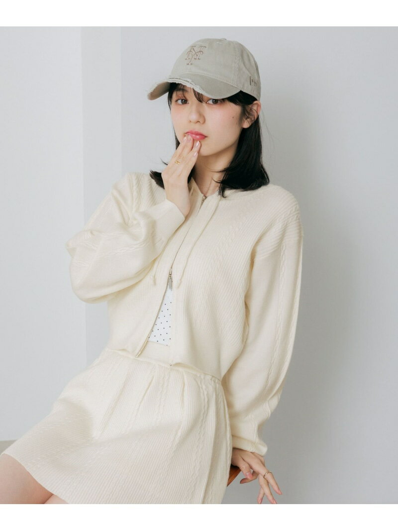 Rakuten - 【SALE／55%OFF】WZIPケーブルフーディ Heather ヘザー トップス ニット ベージュ ホワイト ネイビー【RBA_E】[Rakuten Fashion]