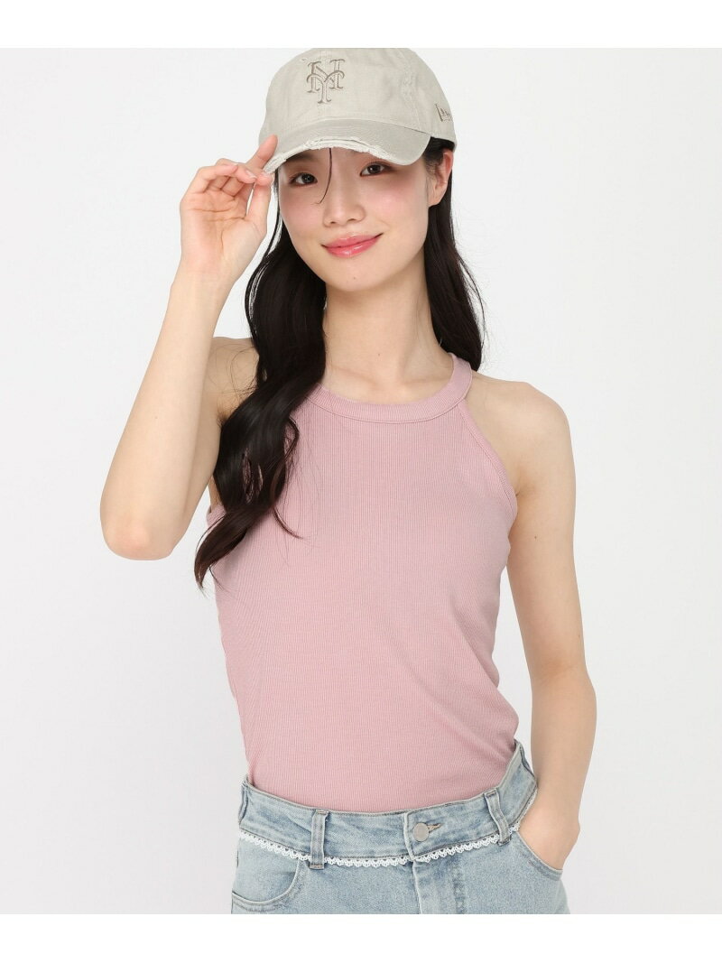カップ付きアメスリタンクトップ Heather ヘザー トップス カットソー・Tシャツ グレー ホワイト ピンク[Rakuten Fashion]