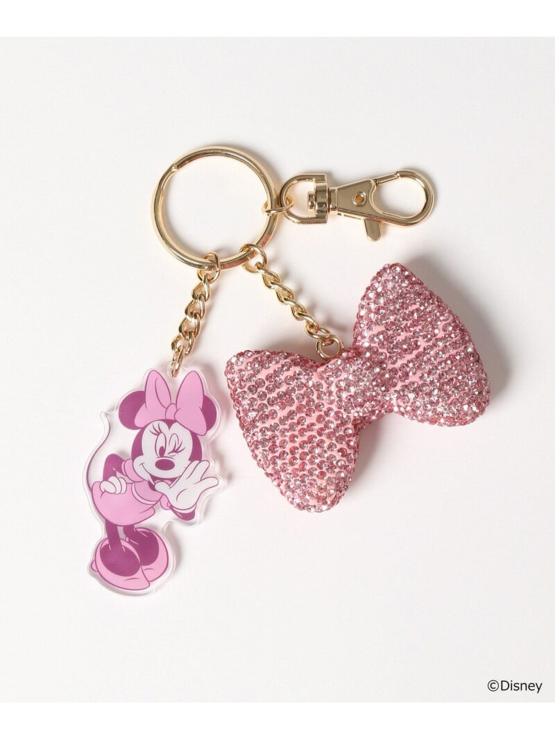 【SALE／30%OFF】【WEB限定】Disney / ミニーマウス / リボンチャーム Heather ヘザー ファッション雑貨 チャーム・キーチェーン ピンク【RBA_E】[Rakuten Fashion]のサムネイル