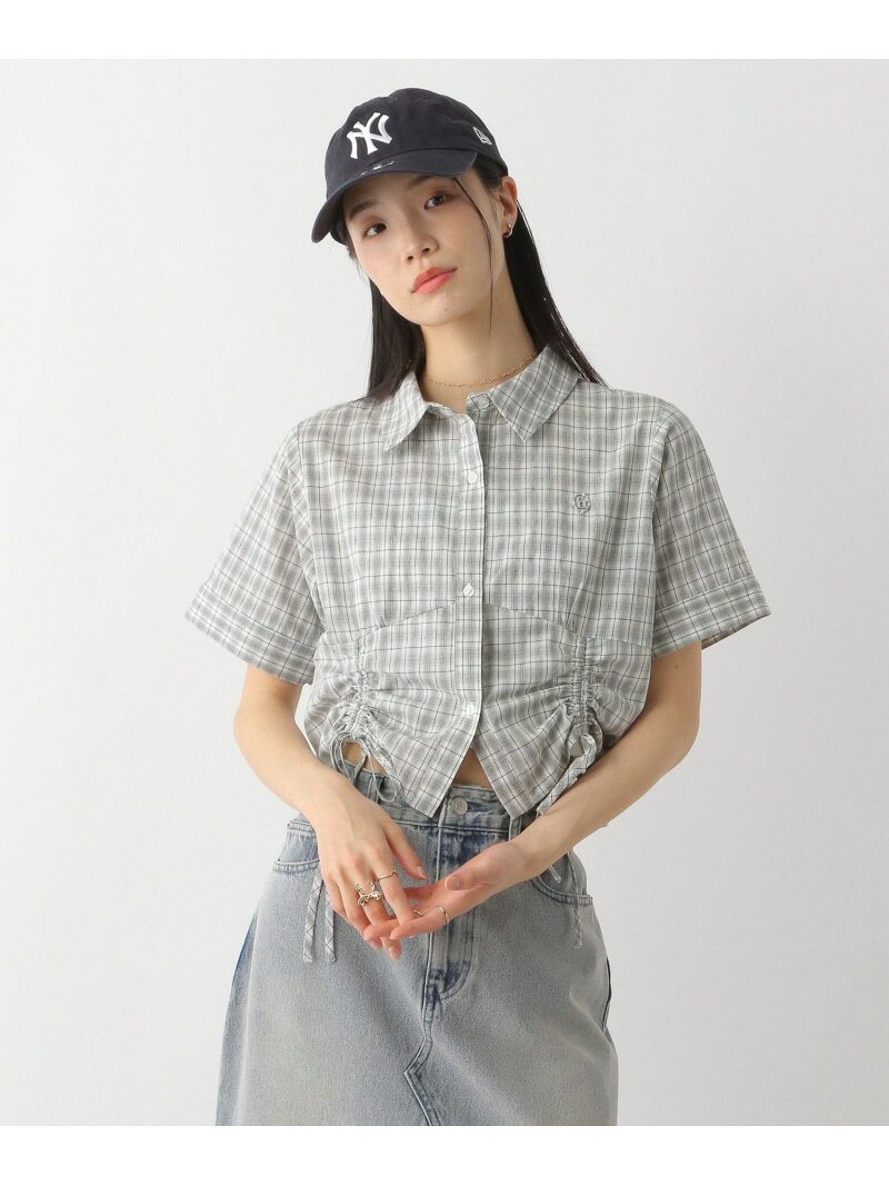 【SALE／67%OFF】モチーフドロストシャツ(半袖) Heather ヘザー トップス シャツ・ブラウス ホワイト グレー ブラック【RBA_E】[Rakuten Fashion]
