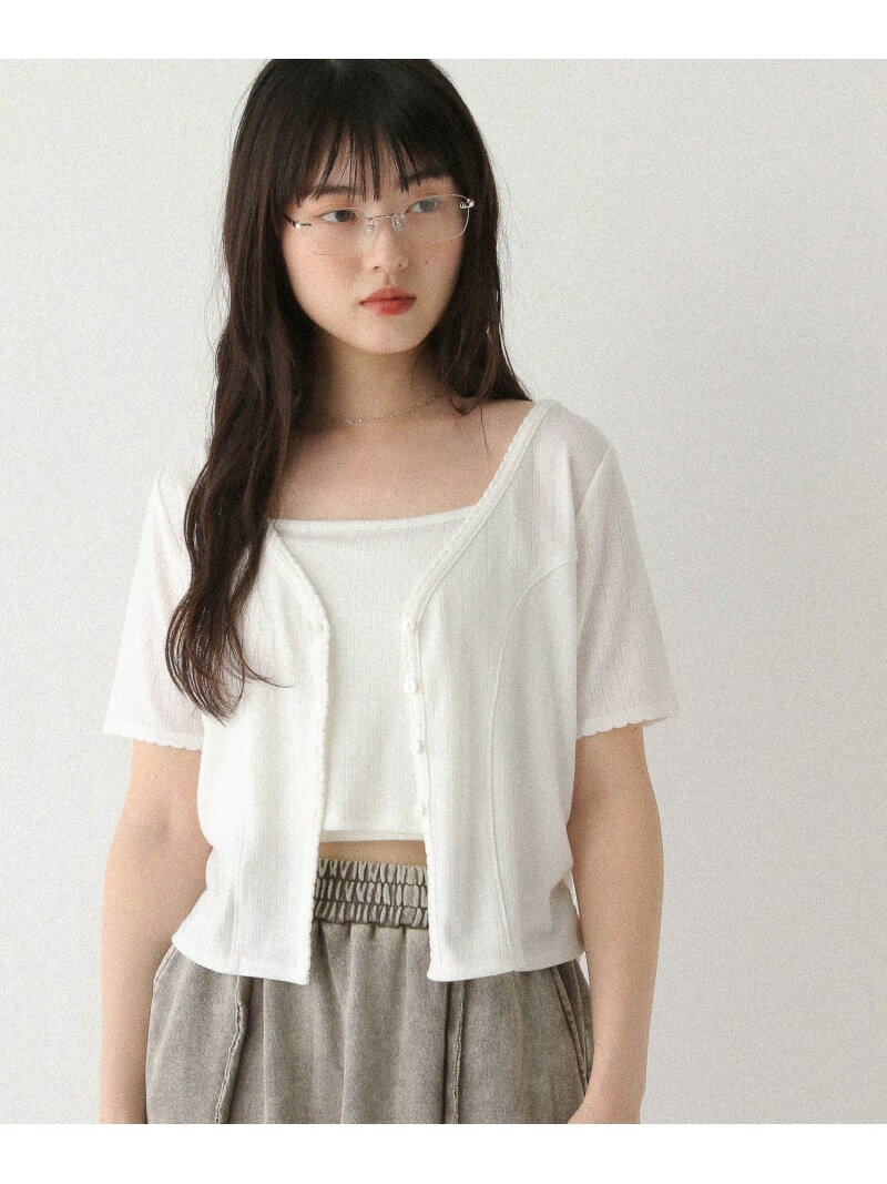 乐天商城 - 【SALE／67%OFF】パターンメッシュ2PTEE Heather ヘザー トップス カットソー・Tシャツ ホワイト グレー ブラック【RBA_E】[Rakuten Fashion]