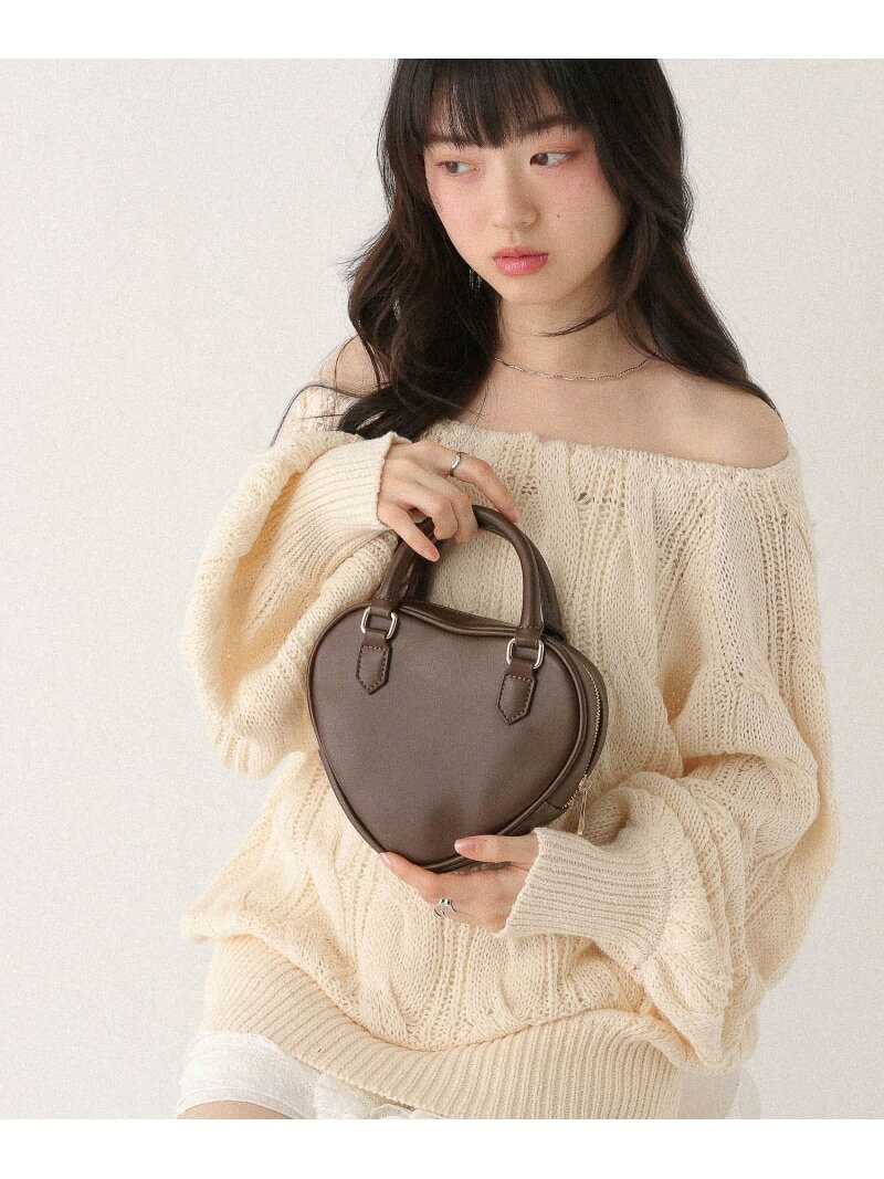 乐天商城 - 【SALE／55%OFF】ハートボストンBAG Heather ヘザー バッグ ショルダーバッグ ピンク ブラック ブラウン【RBA_E】[Rakuten Fashion]