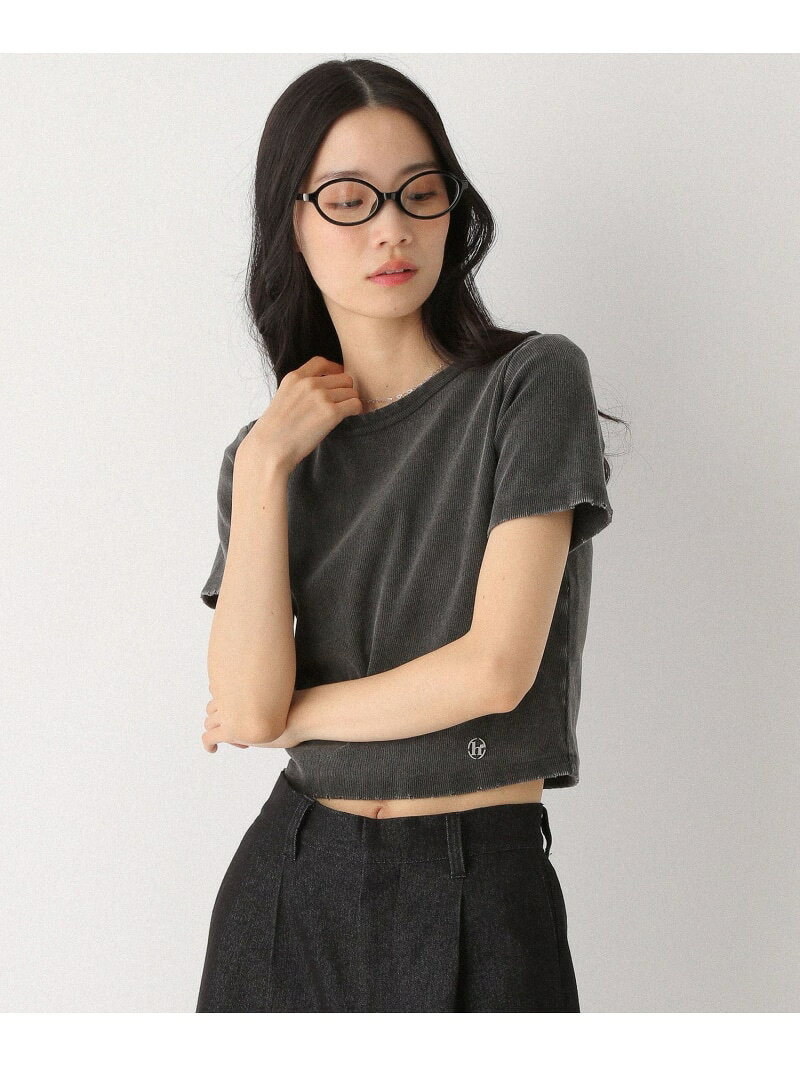 乐天商城 - 【SALE／55%OFF】モチーフピグメントTEE Heather ヘザー トップス カットソー・Tシャツ ホワイト ブラック【RBA_E】[Rakuten Fashion]