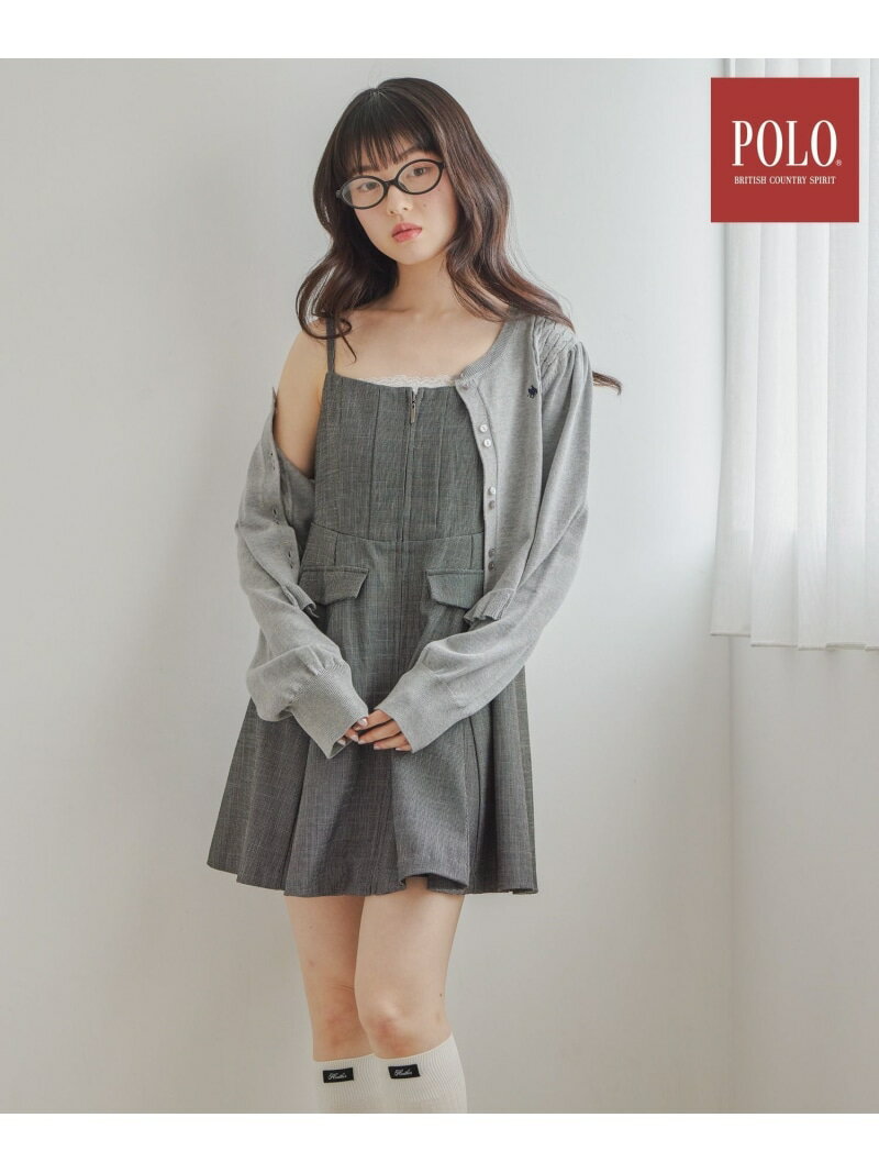 Rakuten - 【SALE／55%OFF】【POLO BCS(ポロ・ビーシーエス)】ZIPキャミミニワンピース Heather ヘザー ワンピース・ドレス チュニック レッド グレー ブラウン【RBA_E】【送料無料】[Rakuten Fashion]