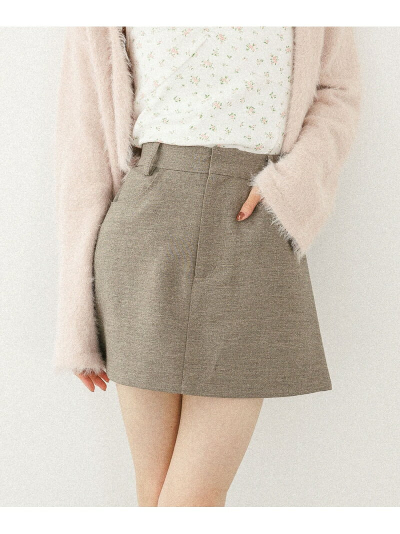 【SALE／37%OFF】タイトミニスカート Heather ヘザー スカート ミニスカート ベージュ【RBA_E】[Rakuten Fashion]