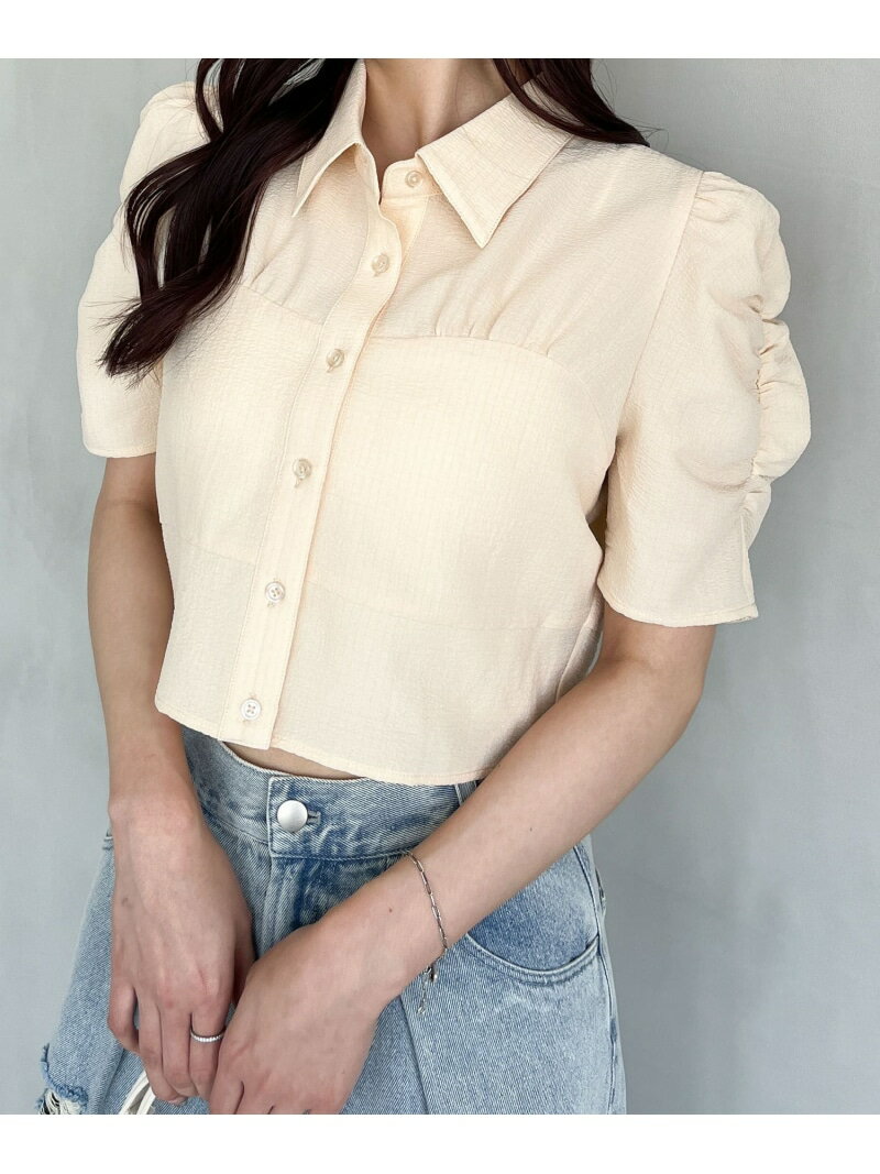 【SALE／20%OFF】ビスチェデザインシャツ(半袖) Heather ヘザー トップス シャツ・ブラウス イエロー ホワイト グレー【RBA_E】【送料無料】[Rakuten Fashion]