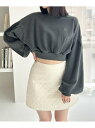 【SALE/64%OFF】(W)ピグメントショートウラケ Heather ヘザー トップス スウェット・トレーナー ピンク ホワイト グレー【RBA_E】[Ra...