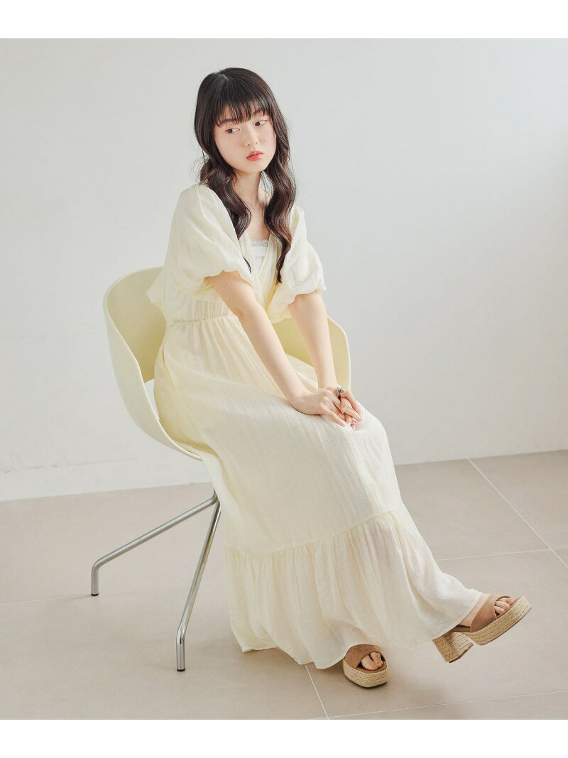 Rakuten - 【WEB限定/復刻】バックシャンカシュクールワンピース Heather ヘザー ワンピース・ドレス ワンピース ホワイト ブラック【送料無料】[Rakuten Fashion]