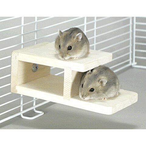 ステージになるかじり木/おもちゃ かじり木 遊び場 固定式 ストレス解消 歯 小動物 ハムスター リス ウサギ チンチラ プレーリー SANKO 三晃商会