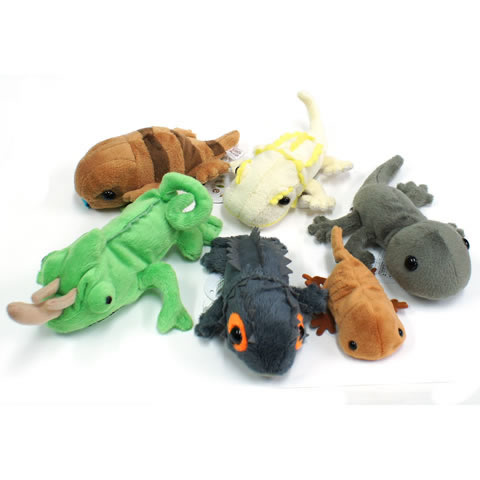 リトルビーンズ Reptiles/ぬいぐるみ 爬虫類 トカゲ カメレオン ヤモリ サンショウウオ Little Beans TST