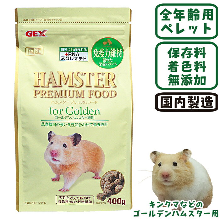 【数量限定特価セール中！】GEX ハムスタープレミアムフード ゴールデンハムスター専用