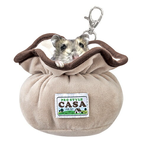 CASA ハムスターのふんわり包み込む巾着ベッド/寝床 ベッド ジャンガリアン ハムスター マルカン MARUKANのサムネイル