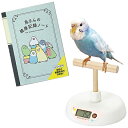 「鳥さんの健康記録ノート」と「小鳥の体重計」のセット(4)