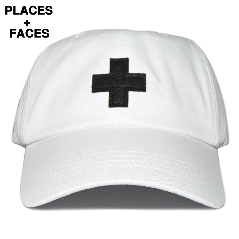 【PLACES FACES ” ” LOGO CAP / WHITE プレイシーズフェイシーズ ロゴキャップ ホワイト】