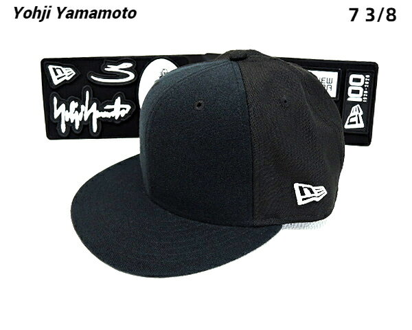 7 3/8(58.7cm)【Yohji Yamamoto x New Era Velcro Patch Cap (HR-H32-967-1A5) ヨウジヤマモト x ニューエラ キャップ パッチ カスタム】