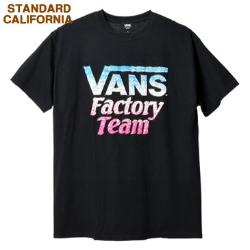 L BLACK【STANDARD CALIFORNIA VANS X SD FACTORY TEAM SPLASH T 19AW スタンダードカリフォルニア バンズ ファクトリー チーム スプラッシュ Tシャツ 黒 ブラック】